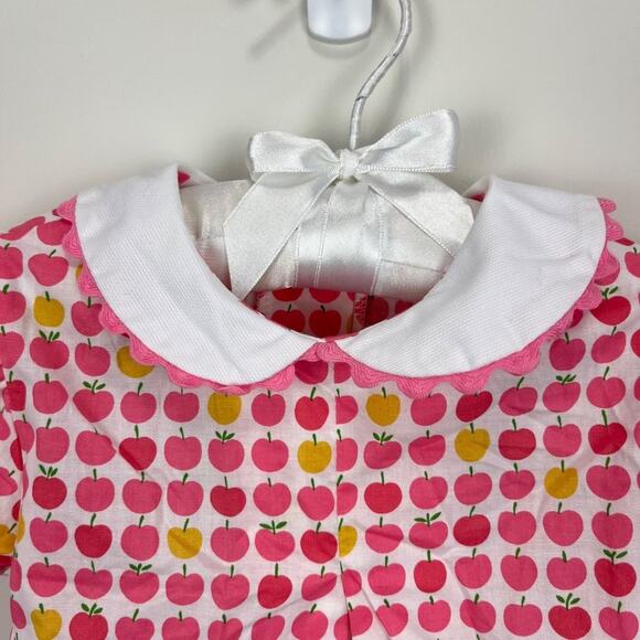 Prim & Proper Girls Collared Apple Dress 18 Months NWT - Picture 3 of 8